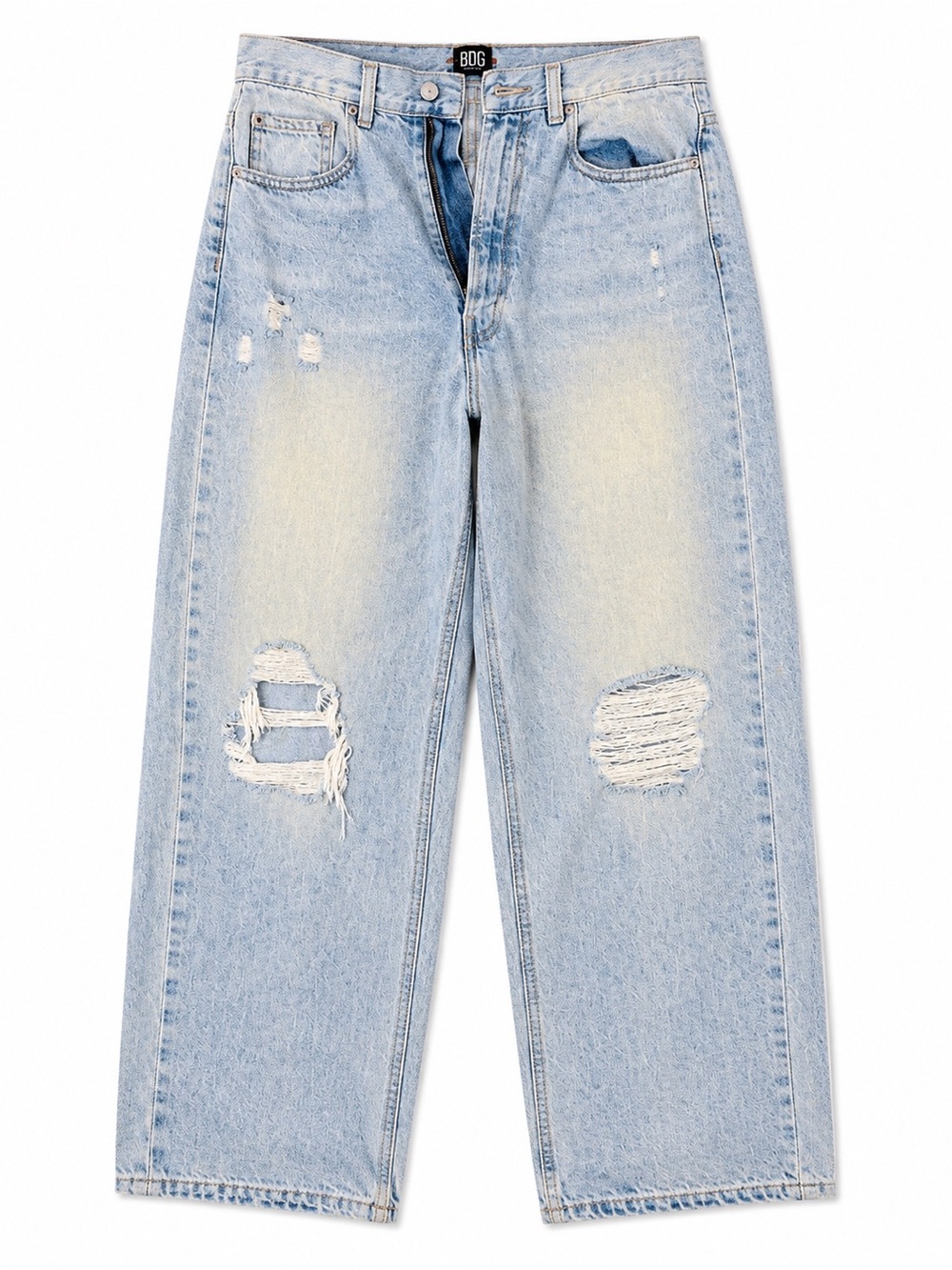BDG Light Blue High-Rise Loose Baggy Jeans